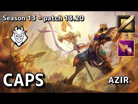 【KRサーバー/C1】G2 Caps アジール(Azir) VS ニーコ(Neeko) MID - Patch13.20 KR Ranked【LoL】