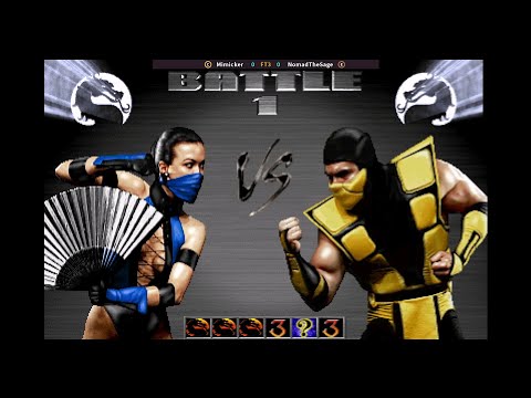 Now in 1080 HD + 60FPS! - Mimicker vs NomadTheSage - FT3 - Ultimate Mortal Kombat 3 - Fightcade