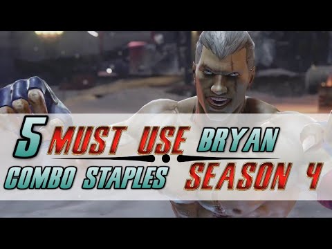 Tekken 7 - Bryan Fury Season 4 Must Use Combo Staples
