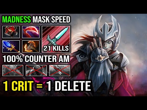 1 CRIT = DELETE Madness Mask Phantom Assassin 100% Counter AM Like a Master Tier Spammer DotA 2
