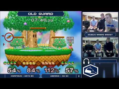 Old Guard Melee Doubles - Morpheus + Mayo (R) vs Liberace + SQ (G) - Winners Bracket