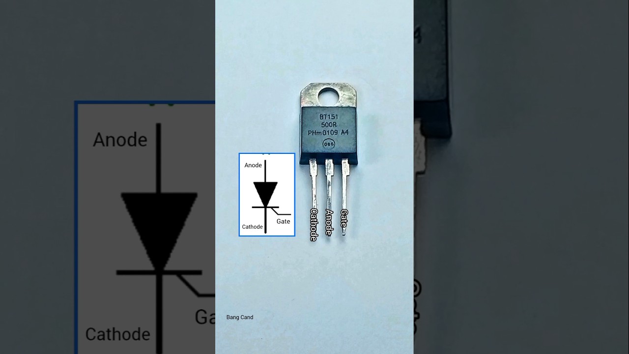 Thyristors are semiconductor devices that can be turned on via a gate signal.#thyristor #switch #fy