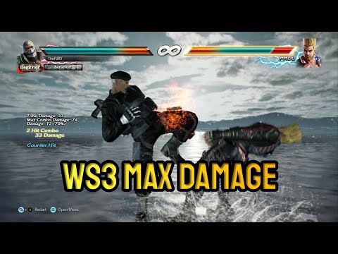 Bryan WS3 Hardest Combos | 93 Damage