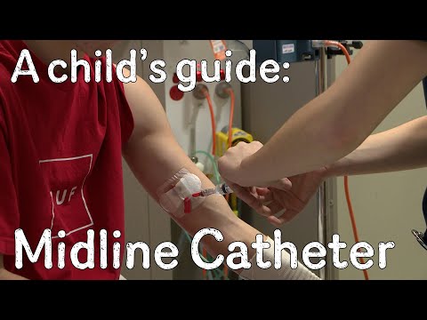 A child's guide to hospital: Midline Catheter