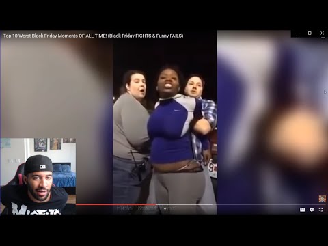 Top 10 Worst Black Friday Moments OF ALL TIME! (Black Friday FIGHTS & Funny FAILS) REACTION!