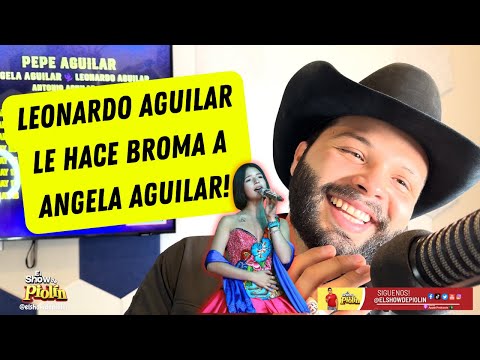 Leonardo hace broma a  Ángela Aguilar le dice que está borracho 🍻😂