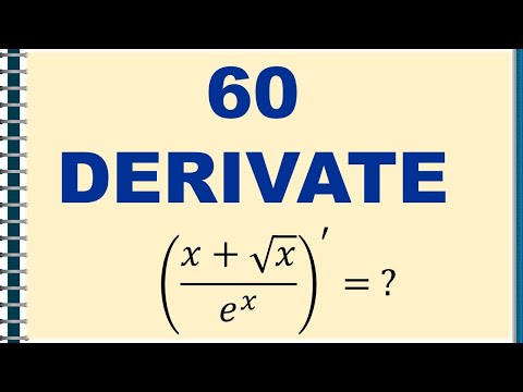 XI. 60 DERIVATE | Calculus - Derivatives | Matera.ro