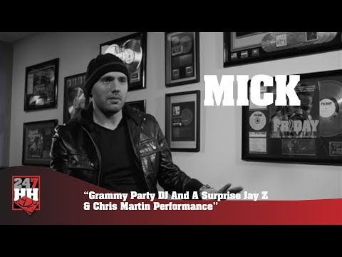 MICK - Grammy Party DJ And A Surprise Jay Z & Chris Martin of Coldplay Performance (247HH Archives)