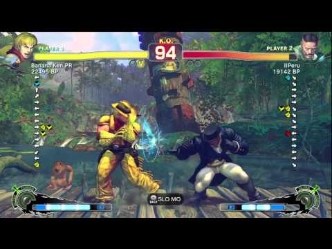 Banana Ken PR [Ken] vs IIPeru [Dudley] SSF4 Ranked Matches - Xbox Live - TRUE-HD