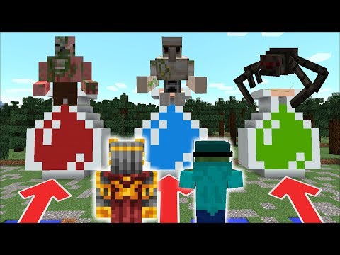 MC Naveed - Minecraft - DON'T ENTER THE WRONG POTION WITH EVIL EFFECT!! EVIL MUTANT CREATURES INSIDE! Minecraft Mods