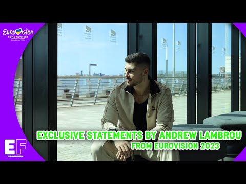 Exclusive statements by Andrew Lambrou before the Second Semi Final (Eurovision2023 Cyprus)