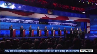 Third Republican Primary Debate - Main Stage - October 28 2015 on CNBC