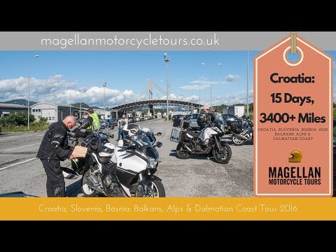 Magellan Balkans Motorcycle Tour 2016 - full movie
