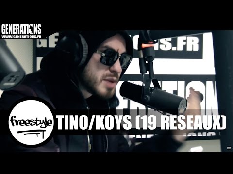 Tino & Koys (19 Réseaux) - Freestyle (Live des studios de Generations)