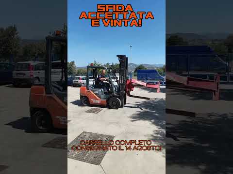 Consegna alla vigilia di Ferragosto! - Intercar Group  #efficienza #forklift #perte