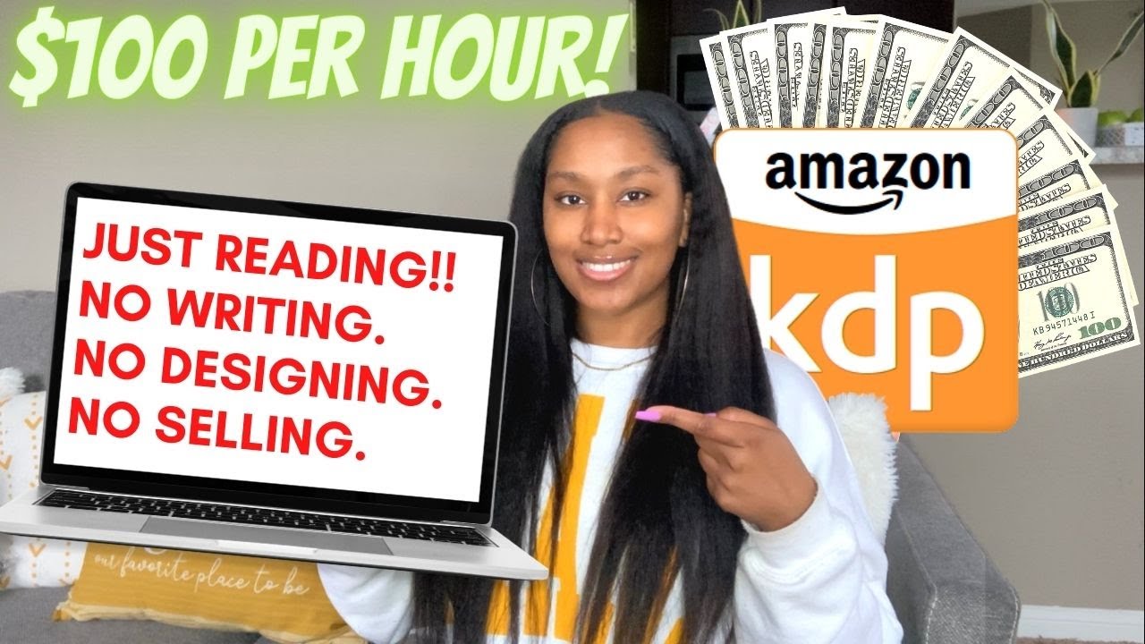 Website Paying $100 Per Hour For Reading Amazon KDP Books -Make Money Online 2022 - WFH Side Hustles