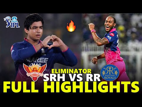 Sunrisers Hyderabad vs Rajasthan Royals Match 72 Eliminator Full Highlights IPL 2026 | SRH VS RR