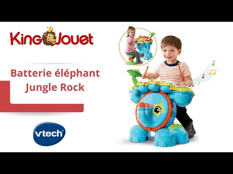 Batterie Elephant Jungle Rock Vtech King Jouet Activites D Eveil Vtech Jeux D Eveil