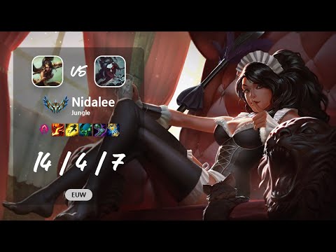 Nidalee Jungle vs Kayn - EUW Challenger Patch 13.11