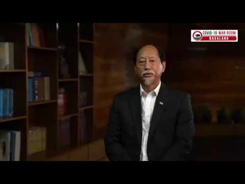 Message of Neiphiu Rio, Chief Minister of Nagaland on 28.05.2020