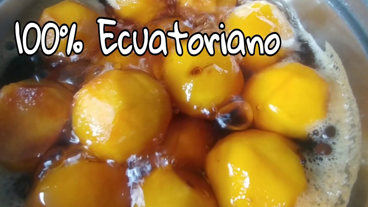 Cómo hacer Dulce de DURAZNO casero Ecuatoriano