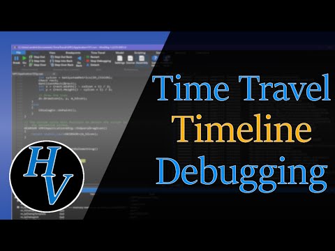 Time Travel Timeline debugging by stepping forwards and backwards using timelines