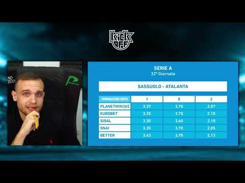 Pronostico SERIE A (10/04/22) | Sassuolo - Atalanta | Pengwin