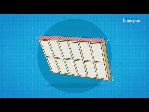 How to full fill insulation between and under rafters in a pitched roof