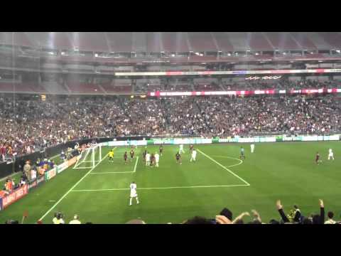 US MNT vs Venezuela.... Corner kick - Jan 21, 2012