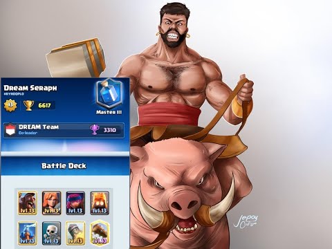 Hog Rocket Cycle Deck 6600 🏆- Clash Royale