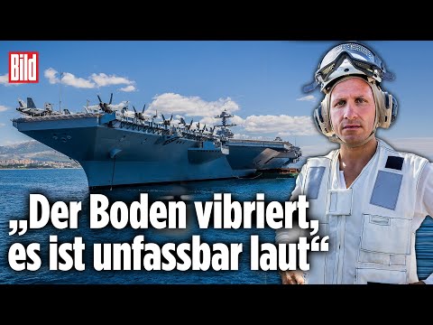 USS Gerald R. Ford: An Bord des teuersten und größten Kriegsschiffs der Welt | BILD Reportage