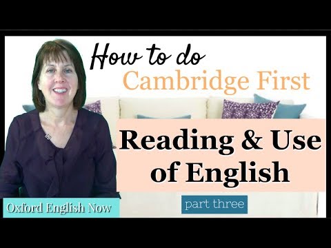 How to do FCE Reading and Use of English exam -  part three- word formation