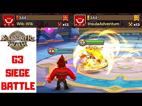 FIGHTING the TOP GUILD META DEFS!! - High G3 Siege - GOAT v Wik-Wik v InsulaAdventum - Summoners War