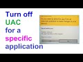 How To Launch a Specific Application without a UAC User Account Control Prompt