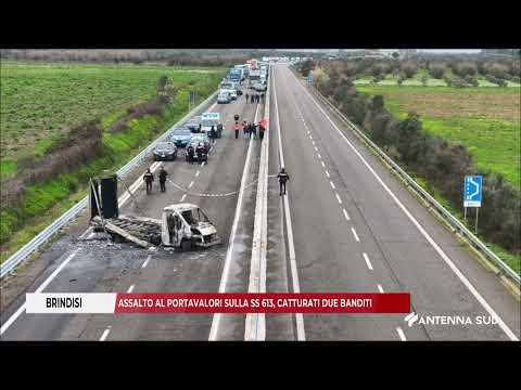 February 9, 2026, Brindisi: Assault on armored van on SS 613, two bandits captured