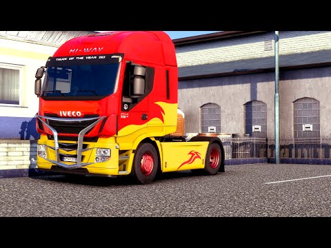 ETS 2 - Iveco Stralis Hi-Way Transporting Rye from Luxembourg Part 1