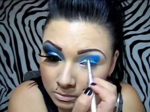 for eyeshadow Answers Yahoo  silver/blue eyeshadow eyes yahoo look? answers   brown