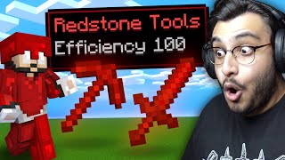 MINECRAFT BUT I CAN CRAFT OP REDSTONE ITEMS  RAWKN