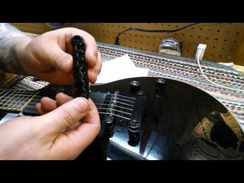 Installing Roller Bridge On A Les Paul