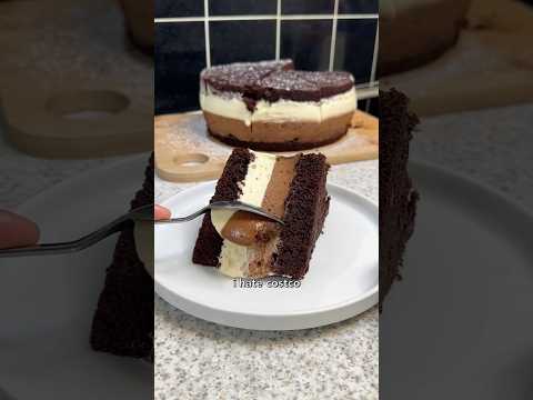 i tried recreating the tuxedo cake from costco