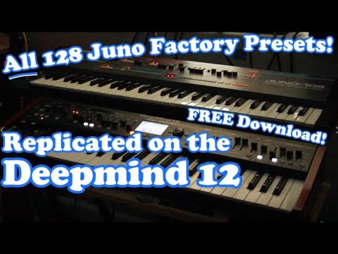 Deepmind Patch bank // All 128 Juno 106 Factory Presets for Free!