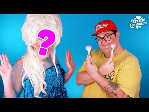 CALEB HEARON Does Trixie's Makeup!