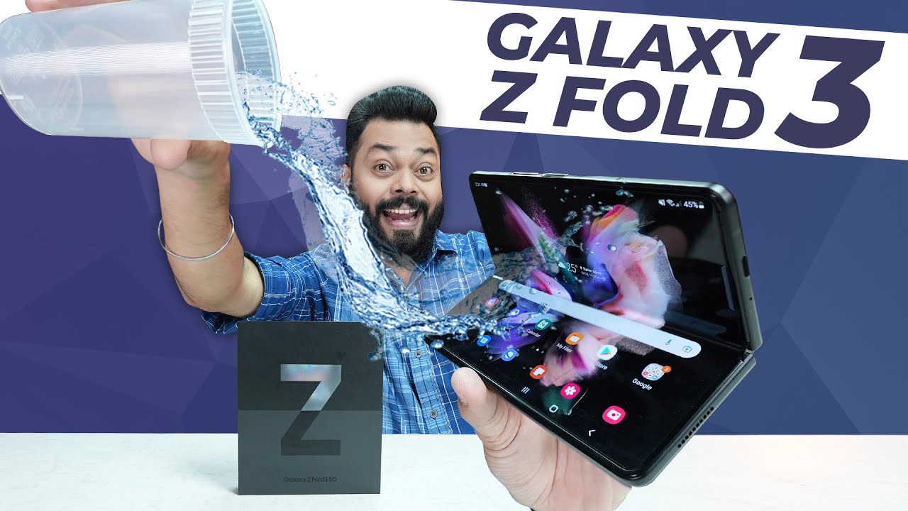 Samsung Galaxy Z Fold 3 5G Unboxing & First Impressions ⚡ 7.6” & 6.2” Screen, 120Hz, SD 888 & More