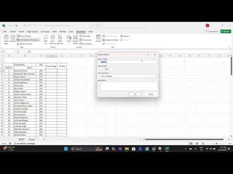 Advanced Excel - Macro Tutorial