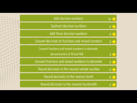 Decimals 4th grade Math skills