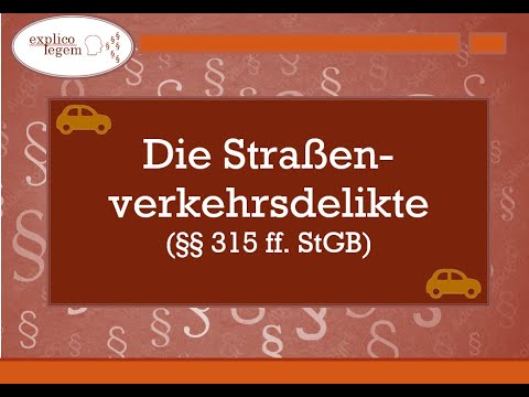 Die Straßenverkehrsdelikte