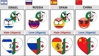 Who Do Algeria Love or Hate [Countryballs] | Times Universe