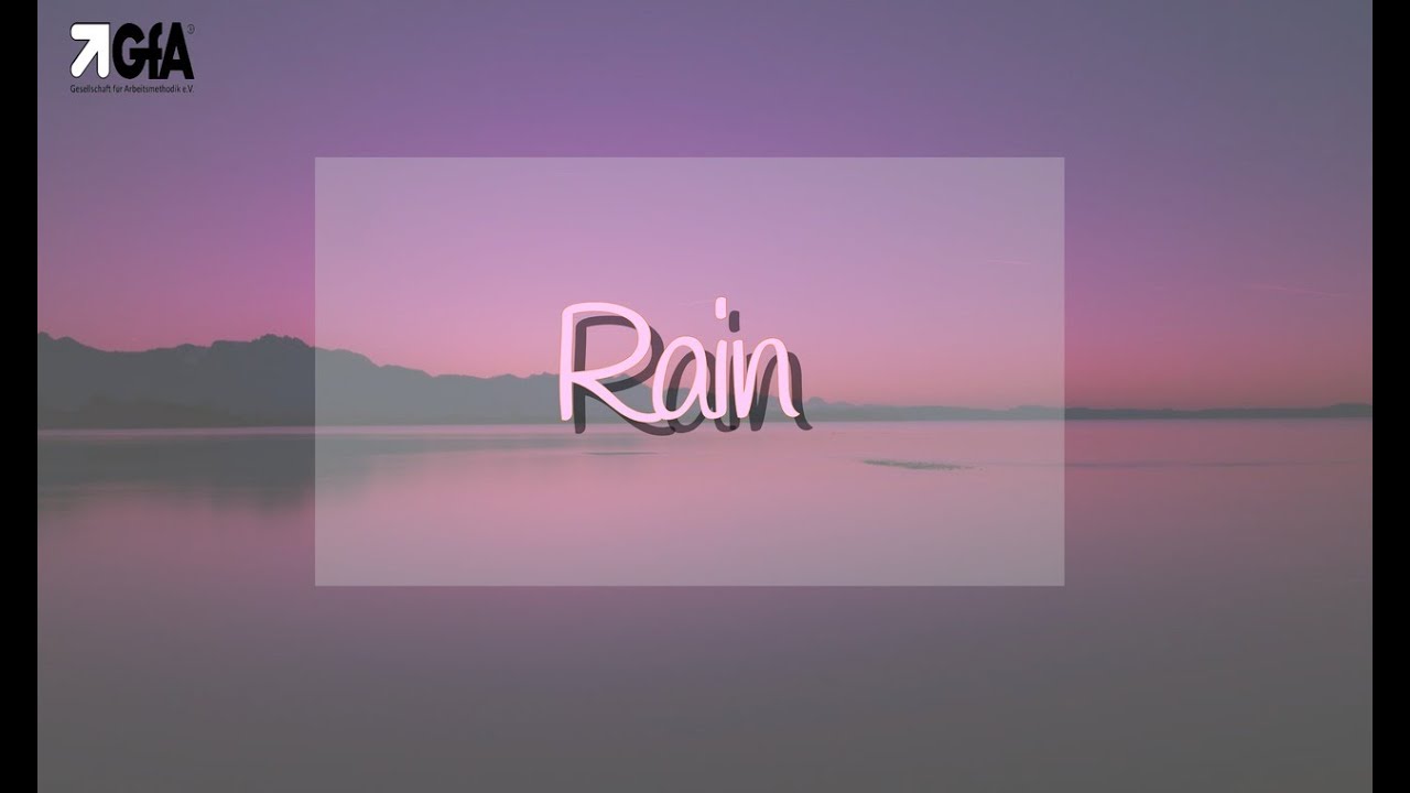 Regen  - Rain