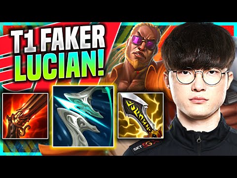 FAKER WORLD CLASS LUCIAN WITH NEW ITEMS! - T1 Faker Plays Lucian Mid vs Viktor! | Preseason 11
