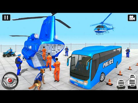 Police ATV Quad Bike Car Transport: Transport Prisoners Bus Helicopter - Android iOS Gameplay